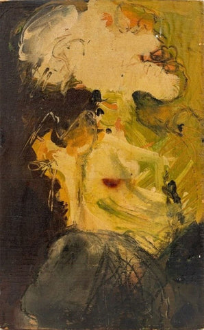 Elfi Schuselka Abstract Composition Oil on Board