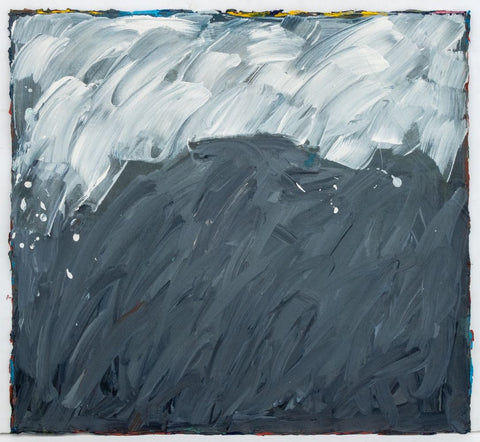 Elfi Schuselka Abstract Composition in Grey Oil