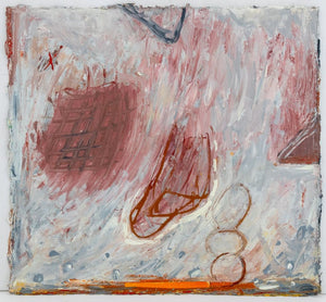 Elfi Schuselka Abstract Composition Oil on Canvas (9768240841011)