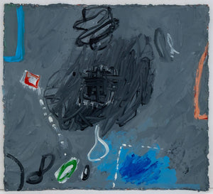 Elfi Schuselka Abstract Composition Oil on Canvas (9779472597299)