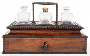 Regency Silver Mounted Yew Inkstand, 1816 (9883831402803)