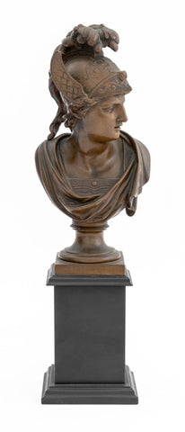 Bust of Hector the Trojan Bronze Sculpture