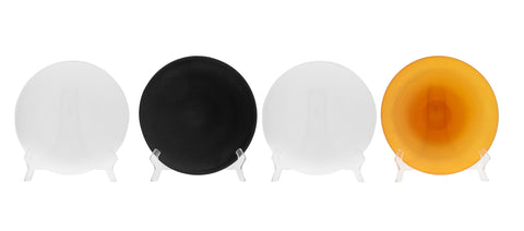 Murano Frosted Glass Centerpiece Bowls, 4