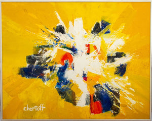 Chertoff Abstract Composition Oil on Canvas (9825397997875)