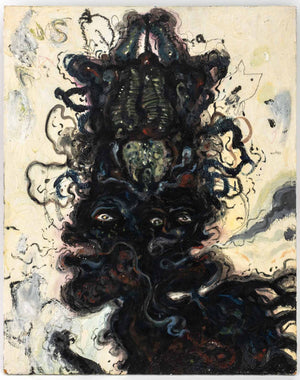 Robert Dandarov "Janus" Oil on Panel