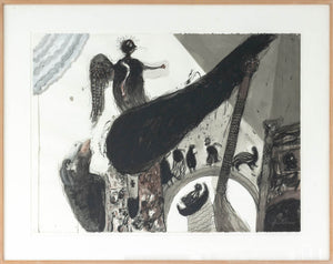 Robert Dandarov Ascension Mixed Media on Paper