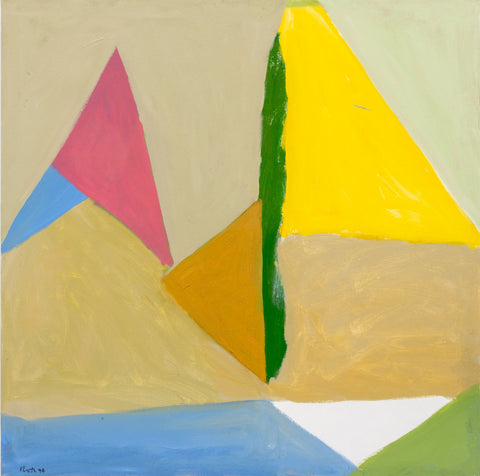 Jack Roth Untitled Acrylic on Canvas, 1994