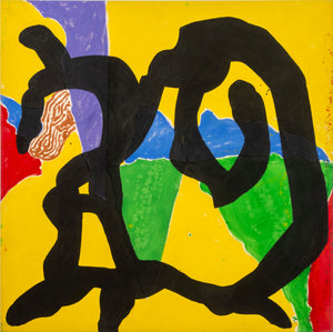 Jack Roth "Rope Dancer #10" Acrylic on Canvas, '80