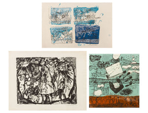 Elfi Schuselka Abstract Composition Prints, 3