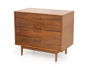 Jens Risom Walnut Chest of Drawers