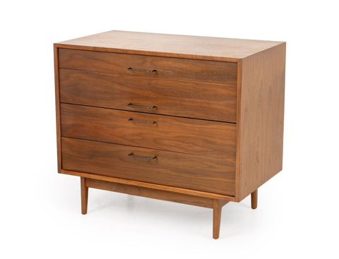 Jens Risom Walnut Chest of Drawers