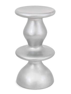 Karim Rashid "One Off" Silver-Tone Pedestal