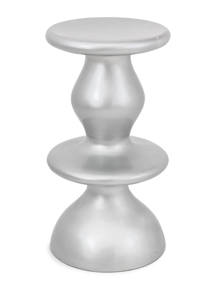 Karim Rashid "One Off" Silver-Tone Pedestal