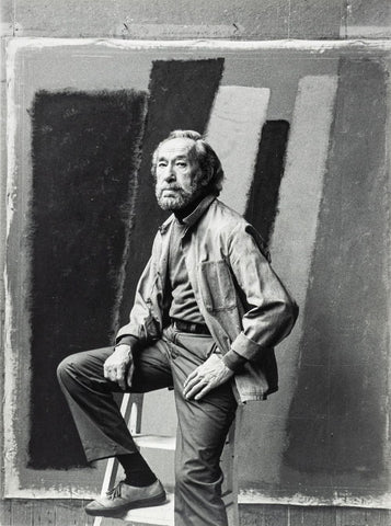 Anne Sager Portrait of John Opper Silver Print