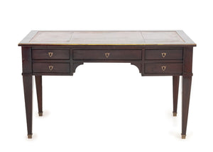 French Empire Mahogany Bureau Plat, 19th C.