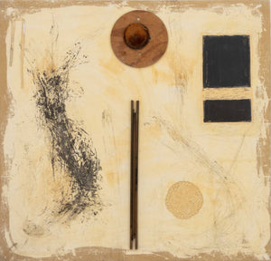 Roni Nicholson "A Life #1" Mixed Media, 1998