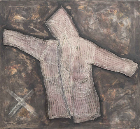 Mixed Media on Linen with Assemblage Elements, 1982