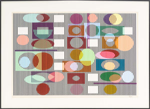 Yaacov Agam "Double Metamorphosis II" Screenprint