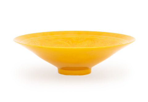 Chinese Dragon & Phoenix Motif Porcelain Bowl