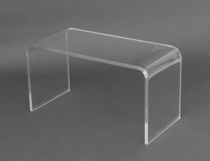 Modern Clear Acrylic Waterfall Table