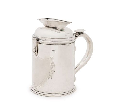 Austrian .800 Silver Tzedakah Box, 19th Century