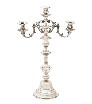 Austrian .800 Silver Candelabrum, 1872-1922