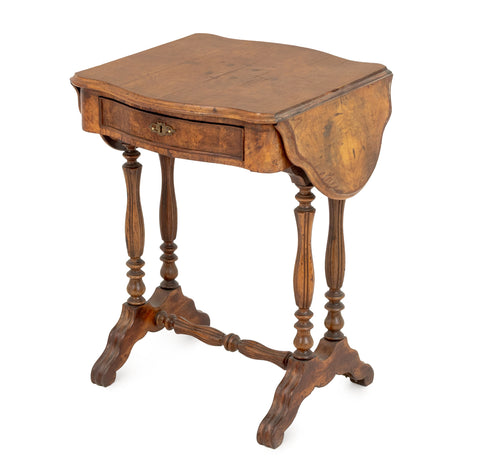 Victorian Burl Walnut Sutherland Table