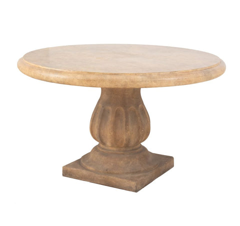 Stone Composite Circular Garden Table