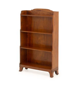 Arts and Crafts Walnut Open Bookcase