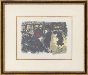 Pierre Bonnard "Place le Soir" Lithograph, 1899
