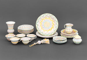 MacKenzie-Childs Partial Dinner Service, 27 Pcs.
