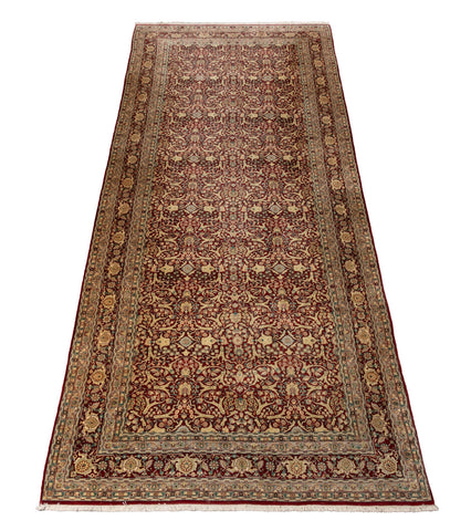 Persian Qum Silk Rug, 12' 7