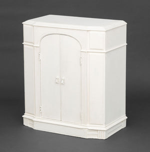 Modern White Painted Wood Cabinet
