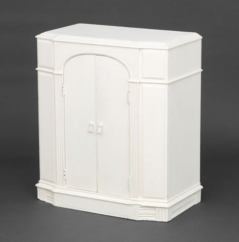 Modern White Painted Wood Cabinet
