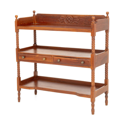 Victorian Mahogany Rectangular Dumb Waiter