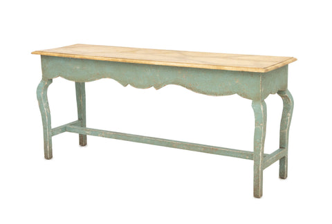 Niermann Weeks French Provincial Style Painted Wood Console Table