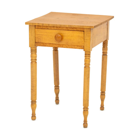 Federal Style Maple Bedside Table