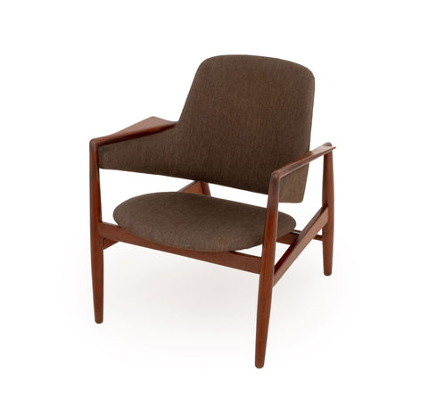 Ib Kofod-Larsen Style Teak Armchair