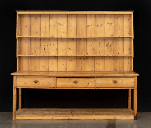 Irish Pine Wood Pot Board Dresser