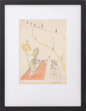 Salvador Dali "L'Amour Sacre ..." Etching, 1974