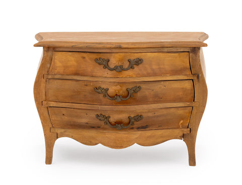 Italian Walnut Miniature Chest of Drawers