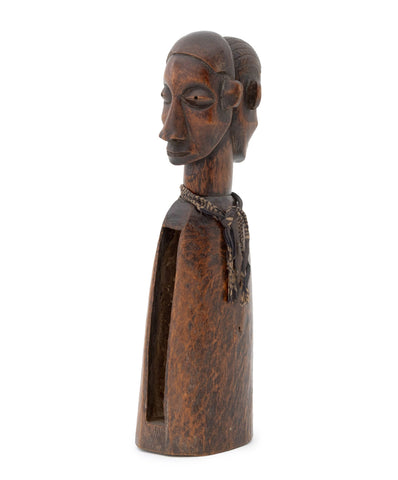 African Yaka Double-Headed Slit Drum