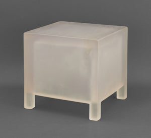 Modern Frosted Resin Low Side Table