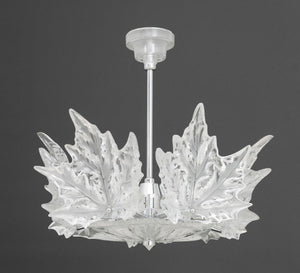 Lalique Crystal "Champs-Elysees" Two-Tier Chandelier