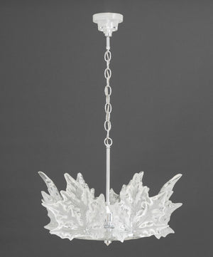 Lalique Crystal "Champs-Elysees" Two-Tier Chandelier