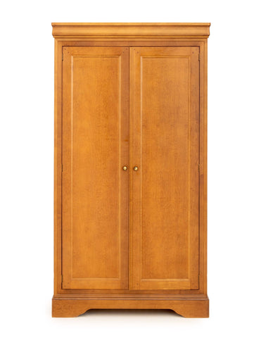 Modern Cherrywood Two-Door Wardrobe