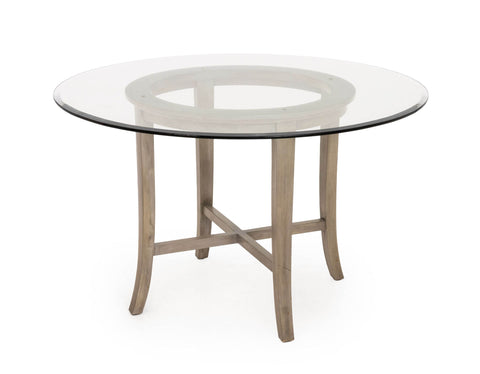 Contemporary Beveled Glass Top Center Table