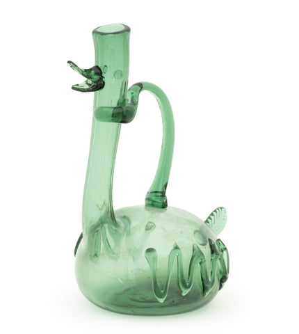 Empoli Glass Duck Form Ewer
