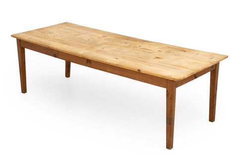 French Country House Style Rustic Pine Work Table