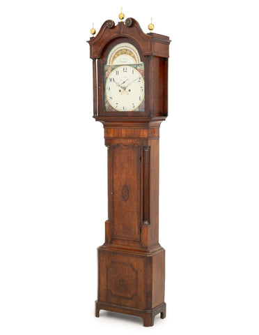 George IV Mahogany and Oak Longcase Clock, by Joseph Whiston